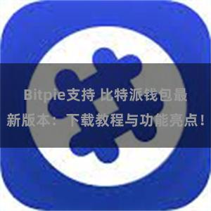 Bitpie支持 比特派钱包最新版本：下载教程与功能亮点！