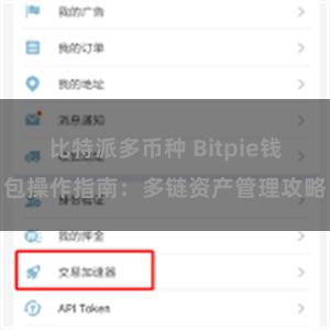 比特派多币种 Bitpie钱包操作指南：多链资产管理攻略