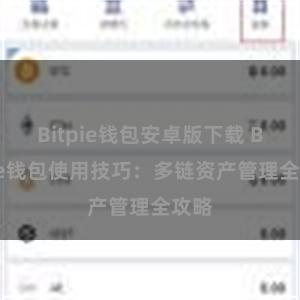 Bitpie钱包安卓版下载 Bitpie钱包使用技巧：多链资产管理全攻略