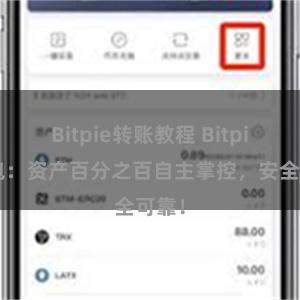 Bitpie转账教程 Bitpie钱包：资产百分之百自主掌控，安全可靠！