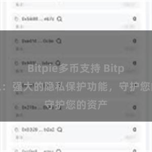 Bitpie多币支持 Bitpie钱包：强大的隐私保护功能，守护您的资产