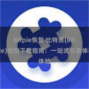 Bitpie恢复 比特派(Bitpie)钱包下载指南：一站式安装体验