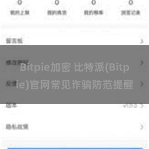 Bitpie加密 比特派(Bitpie)官网常见诈骗防范提醒