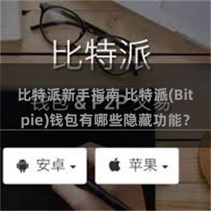 比特派新手指南 比特派(Bitpie)钱包有哪些隐藏功能？