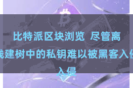 比特派区块浏览  尽管离线建树中的私钥难以被黑客入侵