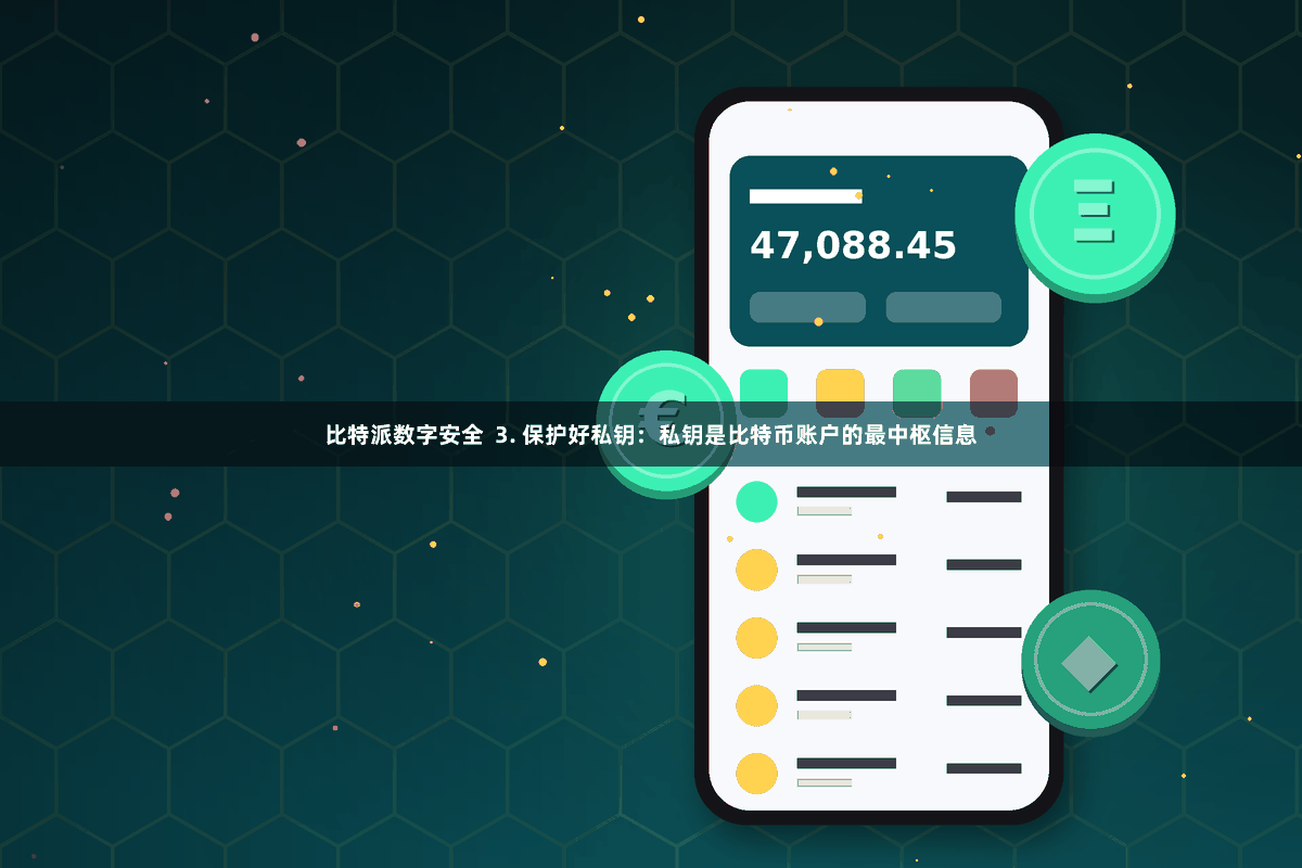 比特派数字安全  3. 保护好私钥：私钥是比特币账户的最中枢信息